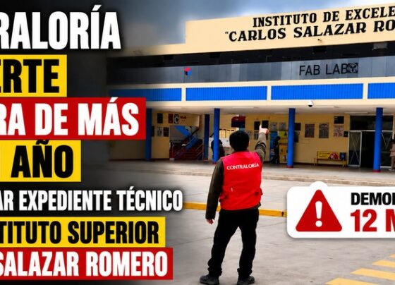 Contraloría advierte demora de más de un año en culminar expediente técnico para Instituto Superior Carlos Salazar Romero