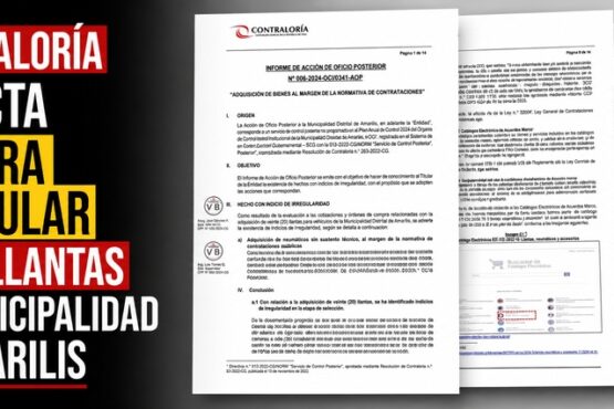 Contraloría detecta compra irregular de 20 llantas en Municipalidad de Amarilis