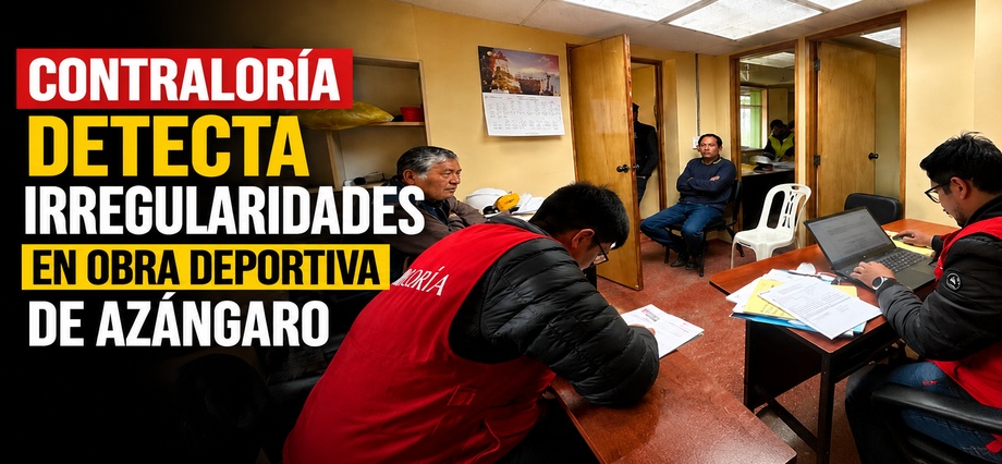 Contraloría detecta irregularidades en obra deportiva de Azángaro