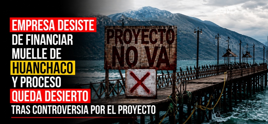 Empresa desiste de financiar muelle de Huanchaco y proceso queda desierto tras controversia por el proyecto