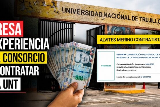 Empresa sin experiencia forma consorcio para contratar con la UNT