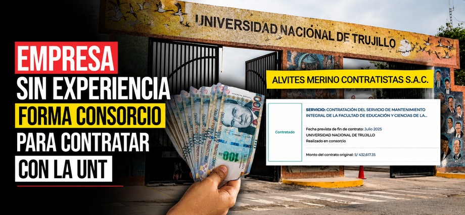Empresa sin experiencia forma consorcio para contratar con la UNT