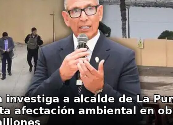 Fiscalía investiga a alcalde de La Punta por presunta afectación ambiental en obra de S/1,5 millones
