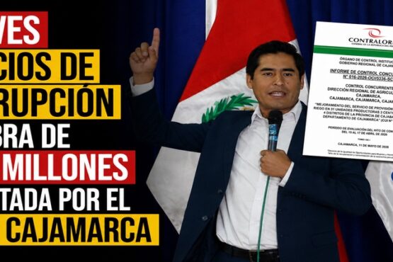 Graves indicios de corrupción en obra de S/17 millones ejecutada por el Gore Cajamarca