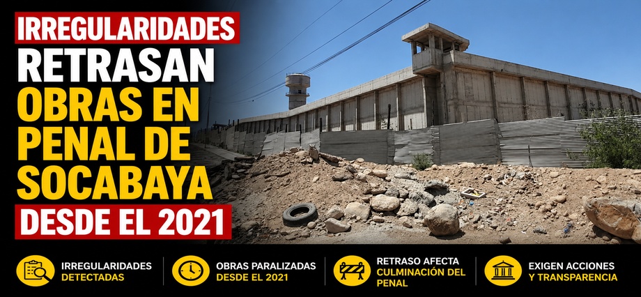 Irregularidades retrasan obras en penal de Socabaya desde el 2021
