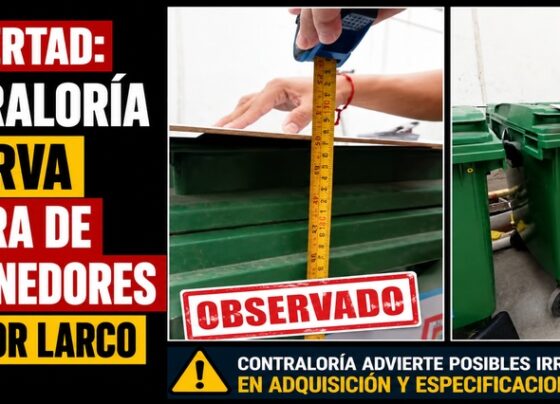 La Libertad: Contraloría observa compra de contenedores en Víctor Larco