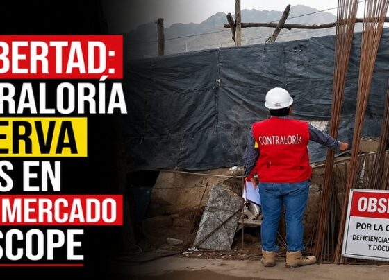 La Libertad: Contraloría observa obras en nuevo mercado de Ascope