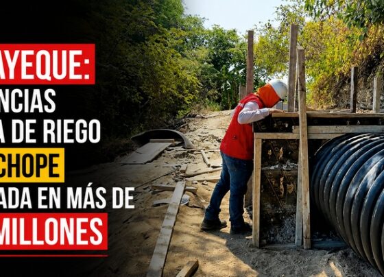 Lambayeque: deficiencias en obra de riego en Chochope valorizada en más de S/ 10 millones