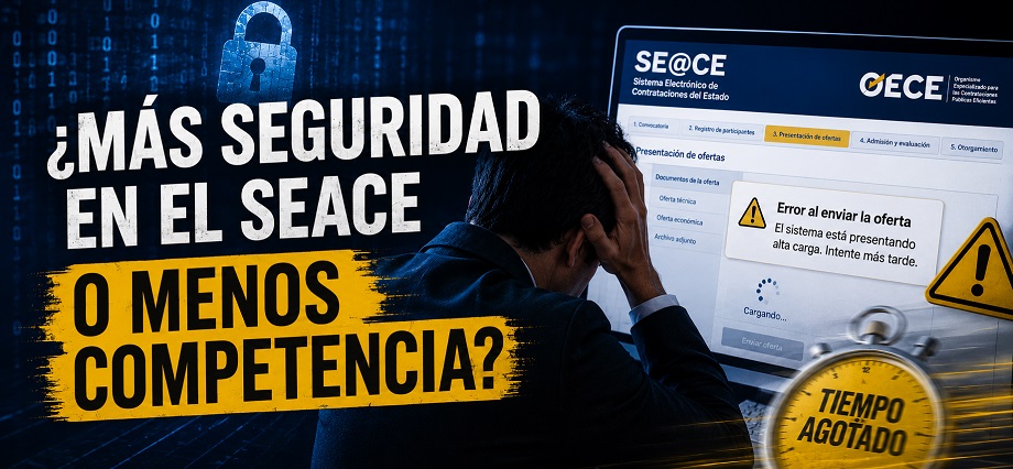 ¿Más seguridad en el SEACE o menos competencia? Una reflexión necesaria