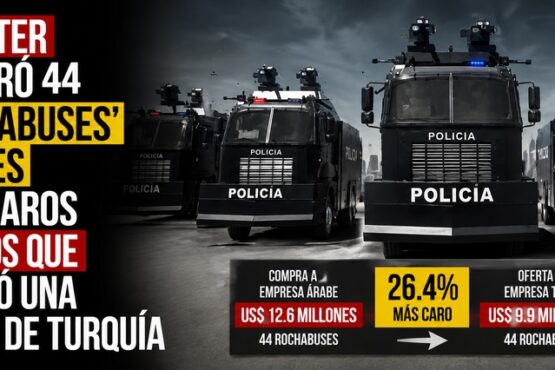 Mininter compró 44 ‘rochabuses’ árabes más caros que los que ofertó una firma de Turquía