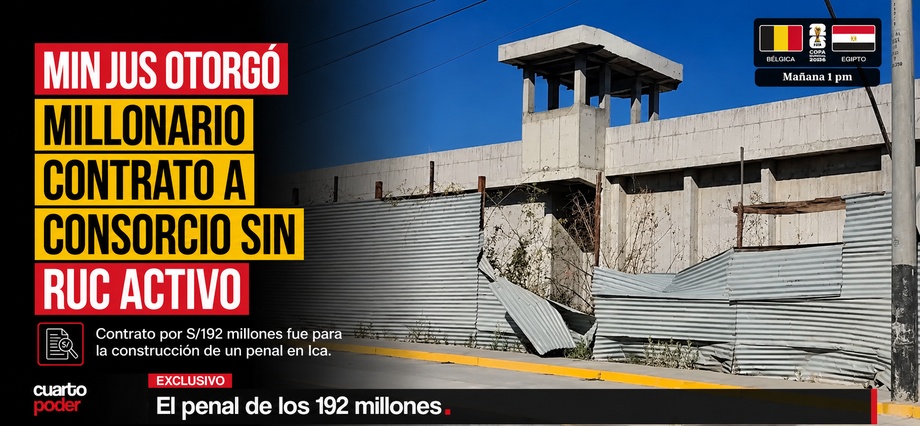 Minjus otorgó millonario contrato a consorcio sin RUC activo