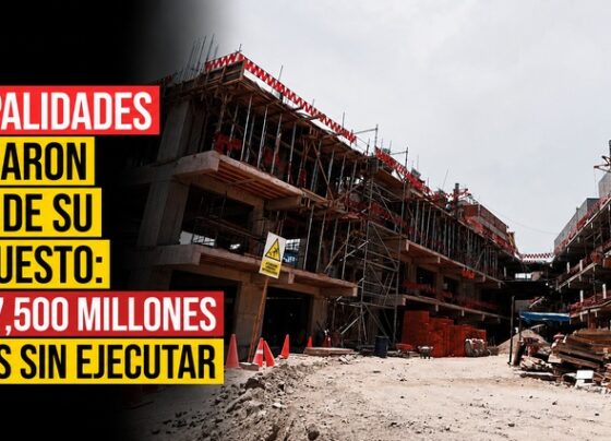 Municipalidades solo usaron el 28% de su presupuesto: Hay S/17,500 millones en obras sin ejecutar