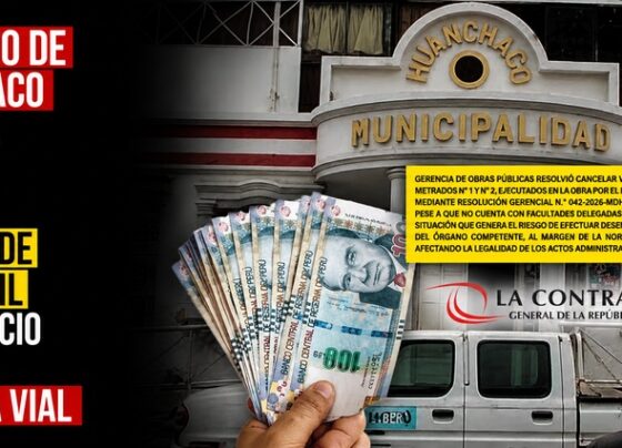 Municipio de Huanchaco autoriza ilegal pago por más de S/ 129 mil a Consorcio Vial OTG por obra vial