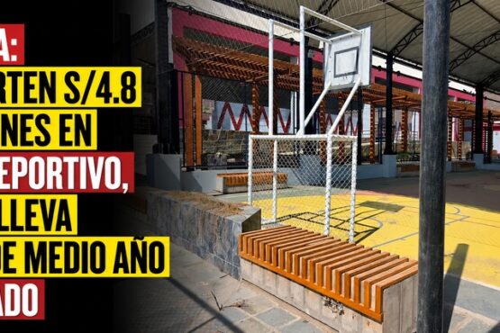Nasca: invierten S/4.8 millones en polideportivo, pero lleva más de medio año cerrado