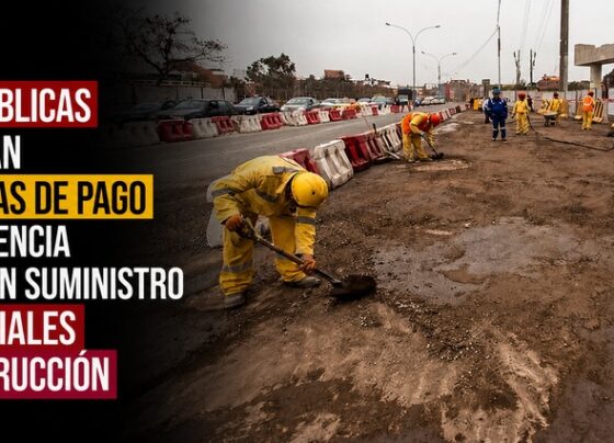 Obras públicas enfrentan problemas de pago y competencia desleal en suministro de materiales de construcción
