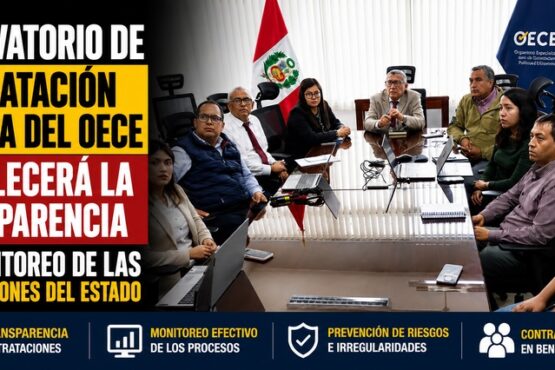 Observatorio de Contratación Pública del OECE fortalecerá la transparencia y el monitoreo de las contrataciones del Estado