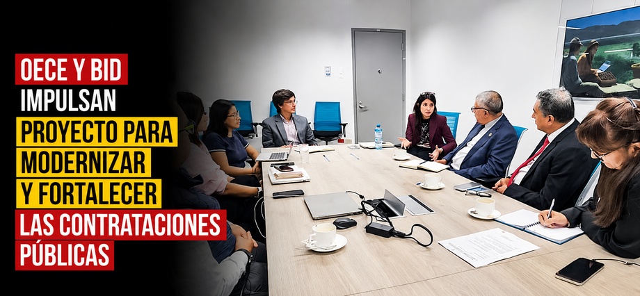 OECE y BID impulsan proyecto para modernizar y fortalecer las contrataciones públicas