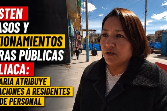 Persisten retrasos y cuestionamientos en Obras Públicas de Juliaca: funcionaria atribuye paralizaciones a residentes y falta de personal