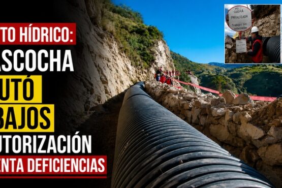 Proyecto hídrico: Ancascocha ejecutó trabajos sin autorización y presenta deficiencias