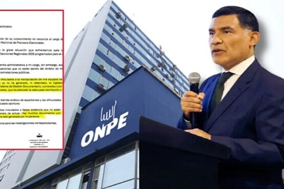 Renunció secretario general de la ONPE por irregularidades en contrataciones para las ERM