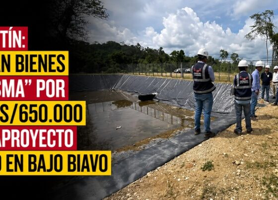 San Martín: detectan bienes “fantasma” por más de S/650.000 en megaproyecto de riego en Bajo Biavo