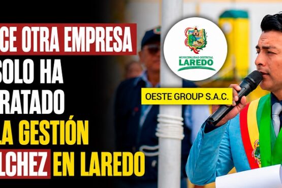 Aparece otra empresa que solo ha contratado con la gestión de Vílchez en Laredo