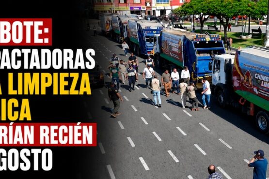 Chimbote: compactadoras para limpieza pública llegarían recién en agosto