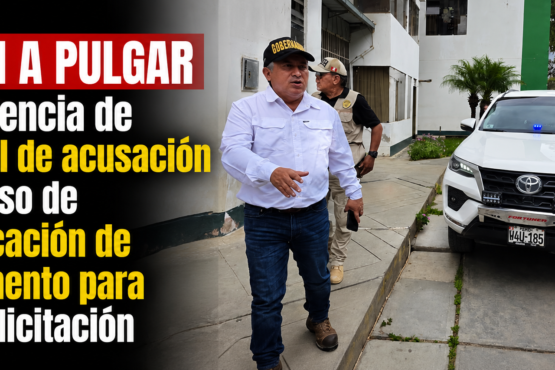 Citan a Pulgar a audiencia de control de acusación por caso de falsificación de documento para ganar licitación