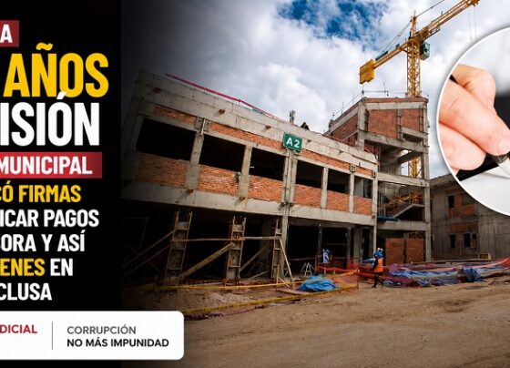 Condenan a ocho años de prisión a gerenta municipal que falsificó firmas para justificar pagos de supervisora y así cobrar órdenes en obra inconclusa