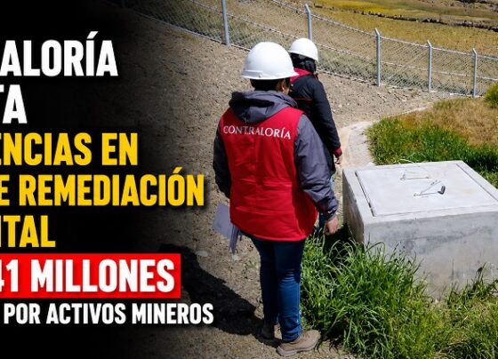 Contraloría alerta deficiencias en obra de remediación ambiental de S/ 41 millones ejecutada por Activos Mineros