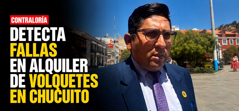 Contraloría detecta fallas en alquiler de volquetes en Chucuito