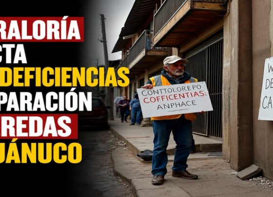 Contraloría detecta siete deficiencias en reparación de veredas en Huánuco