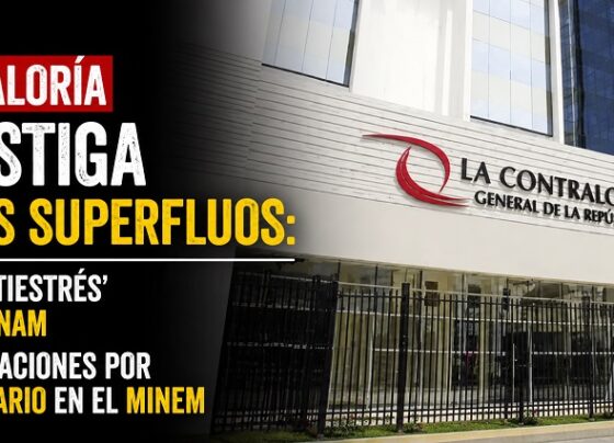 Contraloría investiga gastos superfluos: ‘kits antiestrés’ en el Minam y contrataciones por aniversario en el Minem