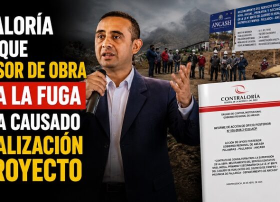 Contraloría señala que supervisor de obra se dio a la fuga y habría causado la paralización del proyecto