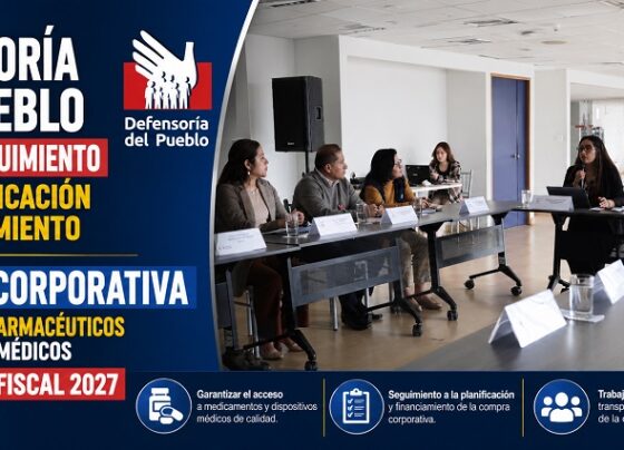 Defensoría del Pueblo realiza seguimiento a la planificación y financiamiento de la compra corporativa de productos farmacéuticos y dispositivos médicos para el año fiscal 2027