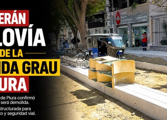 Demolerán ciclovía en obra de la avenida Grau de Piura