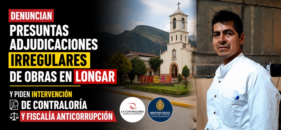 Denuncian presuntas adjudicaciones irregulares de obras en Longar y piden intervención de Contraloría y Fiscalía Anticorrupción