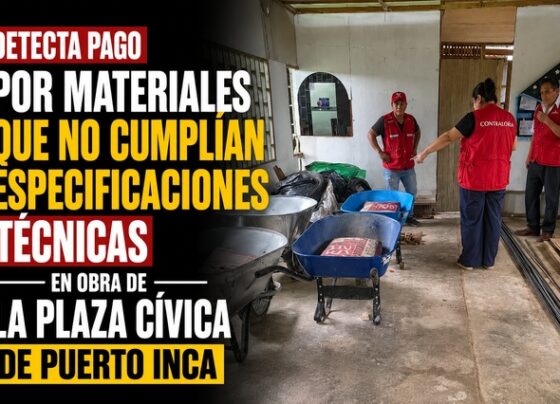 Detecta pago por materiales que no cumplían especificaciones técnicas en obra de la plaza cívica de Puerto Inca