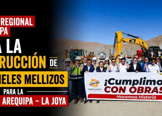 Gobierno Regional de Arequipa inicia la construcción de los Túneles Mellizos para la Autopista Arequipa – La Joya