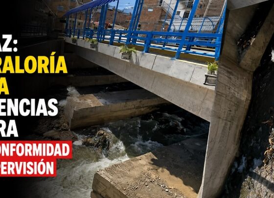 Huaraz: Contraloría alerta deficiencias en obra pese a conformidad de la supervisión