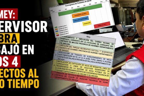 Huarmey: supervisor de obra trabajó en otros 4 proyectos al mismo tiempo