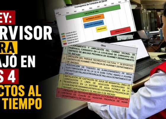 Huarmey: supervisor de obra trabajó en otros 4 proyectos al mismo tiempo