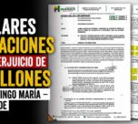 Irregulares valorizaciones causaron perjuicio de S/3.8 millones en el puente Tingo María – Castillo Grande
