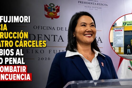 Keiko Fujimori anuncia construcción de cuatro cárceles y cambios al Código Penal para combatir la delincuencia