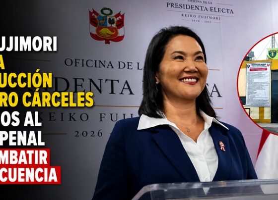 Keiko Fujimori anuncia construcción de cuatro cárceles y cambios al Código Penal para combatir la delincuencia