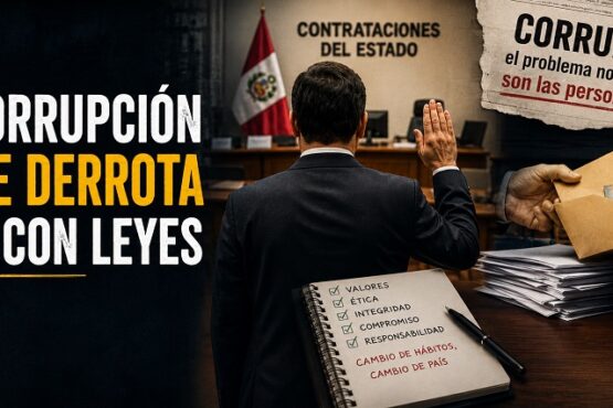 La corrupción no se derrota solo con leyes