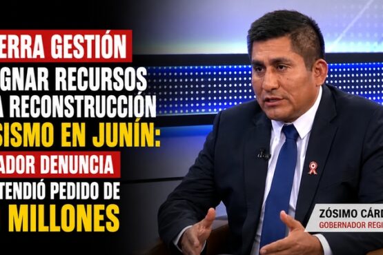 MEF cierra gestión sin asignar recursos para la reconstrucción tras sismo en Junín: gobernador denuncia que no atendió pedido de S/140 millones