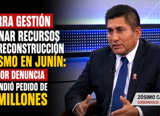 MEF cierra gestión sin asignar recursos para la reconstrucción tras sismo en Junín: gobernador denuncia que no atendió pedido de S/140 millones