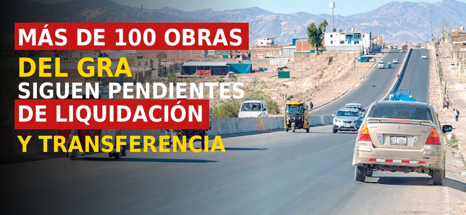 Más de 100 obras del GRA siguen pendientes de liquidación y transferencia