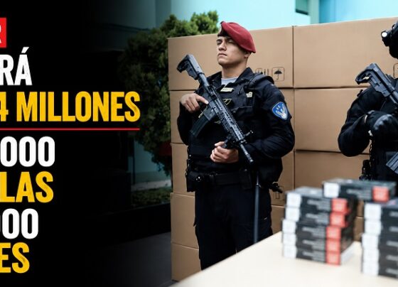 Mininter gastará US4 millones en 59.000 pistolas y 50.000 fusiles